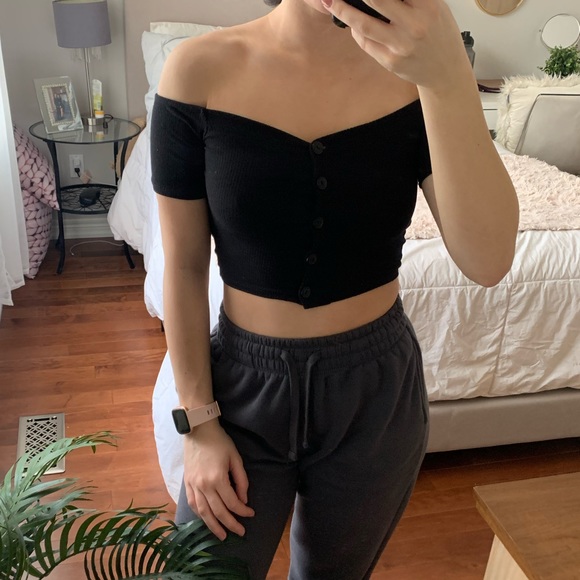 Fashion Nova Tops - 3 for $20 Off The Shoulder Crop Top | Fashion Nova